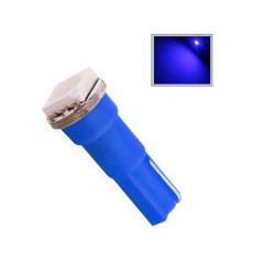 Led bulb 1 smd 5050 socket T5, blue color, for dashboard and center console